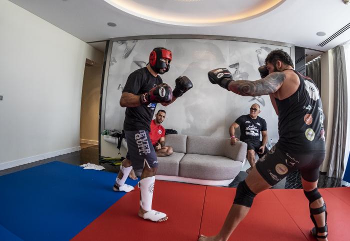 15 - Rogerio Minotouro Nogueira training during the UFC Fight Island 3
