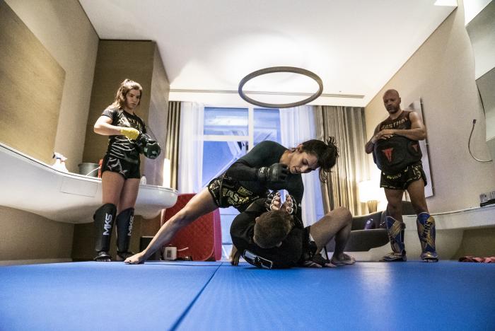 04 Ariane Lipski training - UFC Fight Island 2