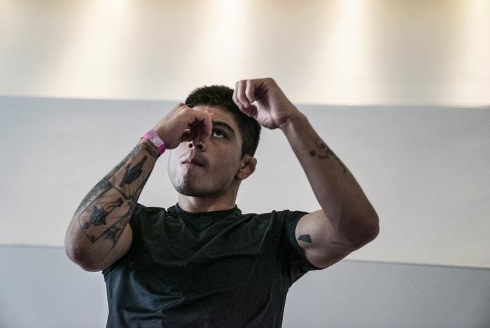 03 - John Castaneda training during UFC Fight Island 3