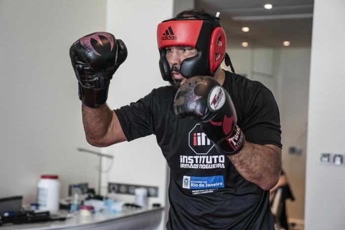 16 - Rogerio Minotouro Nogueira training during the UFC Fight Island 3