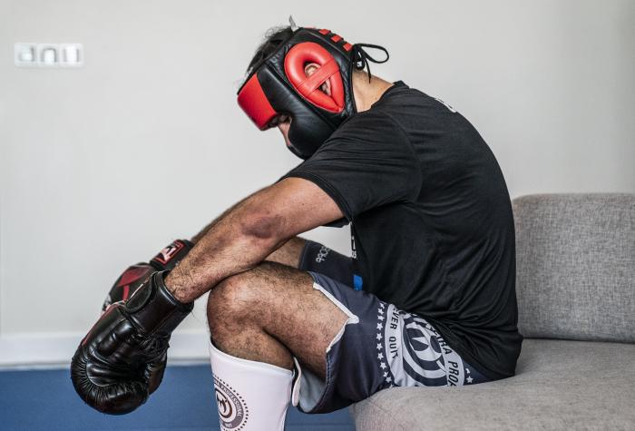 19 - Rogerio Minotouro Nogueira training during the UFC Fight Island 3