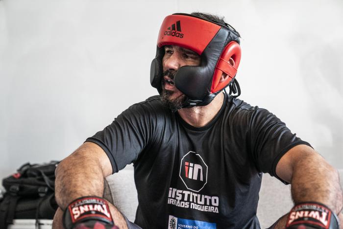 20 - Rogerio Minotouro Nogueira training during the UFC Fight Island 3