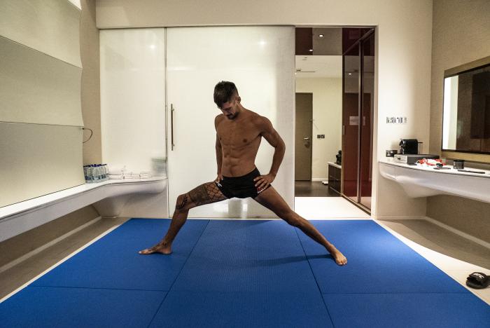 03 - UFC Lightweight Joel Alvarez training during UFC Fight Island 2 fight week