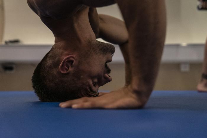 04 - UFC Lightweight Joel Alvarez training during UFC Fight Island 2 fight week
