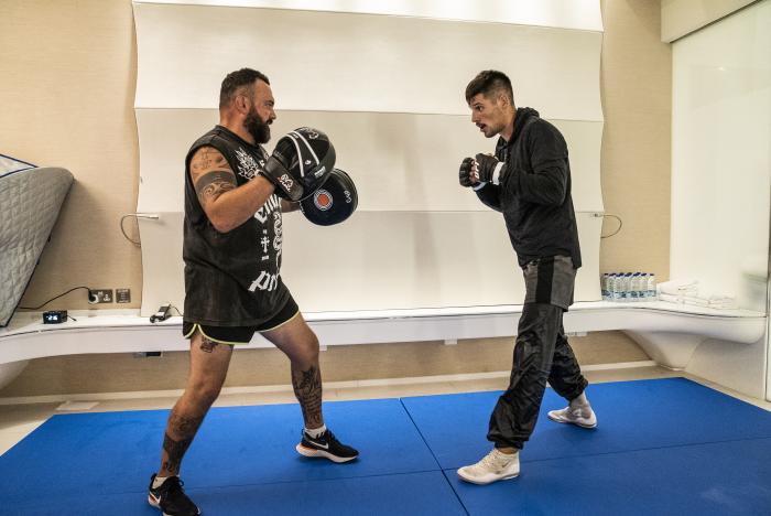 08 - UFC Lightweight Joel Alvarez training during UFC Fight Island 2 fight week