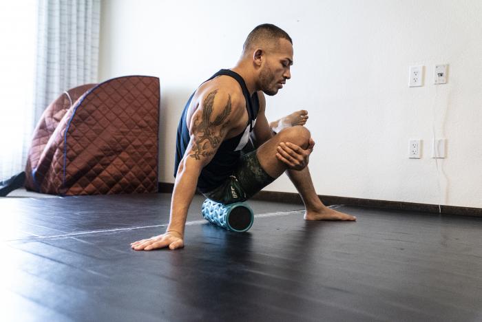 01 - UFC Bantamweight fighter Irwin Rivera training during UFC Vegas 6 fight week