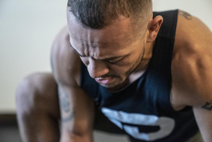 03 - UFC Bantamweight fighter Irwin Rivera training during UFC Vegas 6 fight week