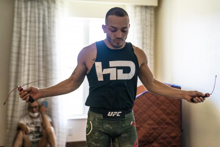 04 - UFC Bantamweight fighter Irwin Rivera training during UFC Vegas 6 fight week