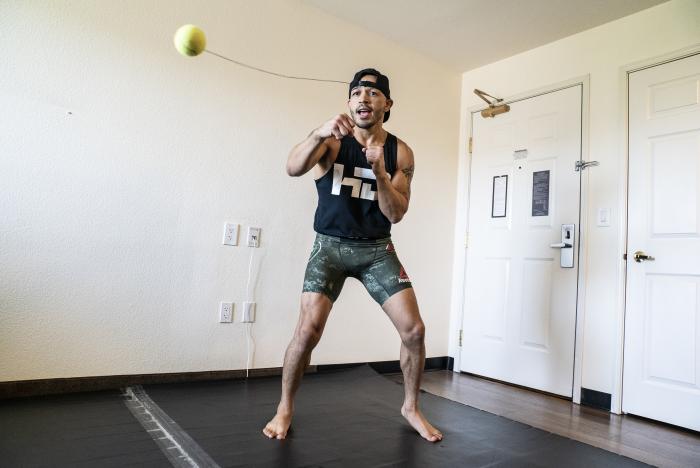 06 - UFC Bantamweight fighter Irwin Rivera training during UFC Vegas 6 fight week