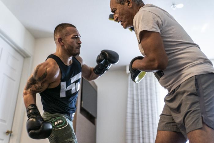 09 - UFC Bantamweight fighter Irwin Rivera training during UFC Vegas 6 fight week