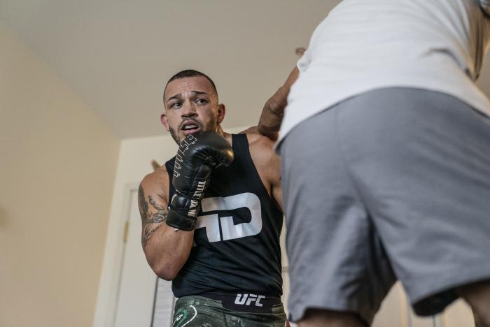 11 - UFC Bantamweight fighter Irwin Rivera training during UFC Vegas 6 fight week