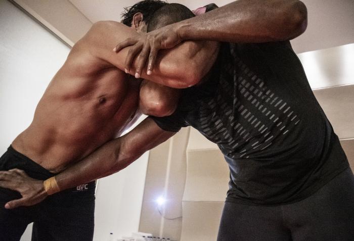 14 - Juan Espino training during UFC 253 Fight Week