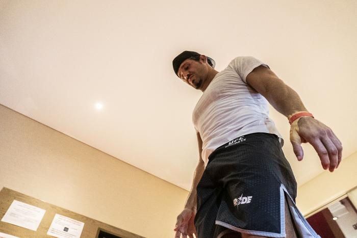 01 - Juan Espino training during UFC 253 Fight Week