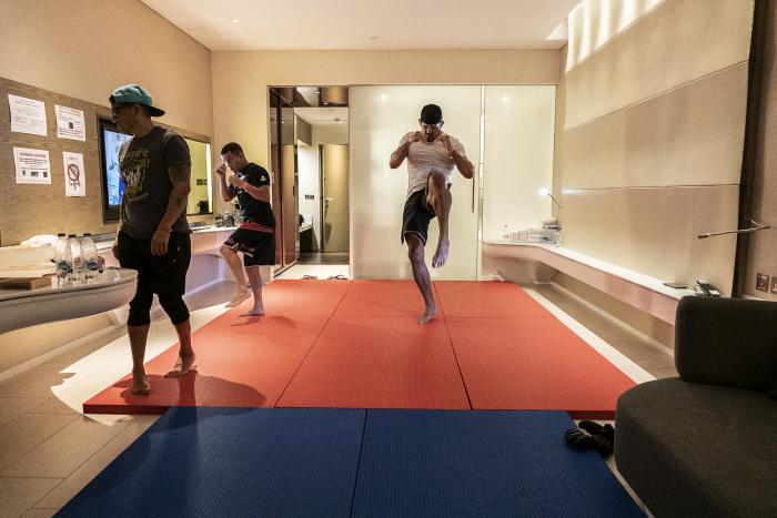 02 - Juan Espino training during UFC 253 Fight Week