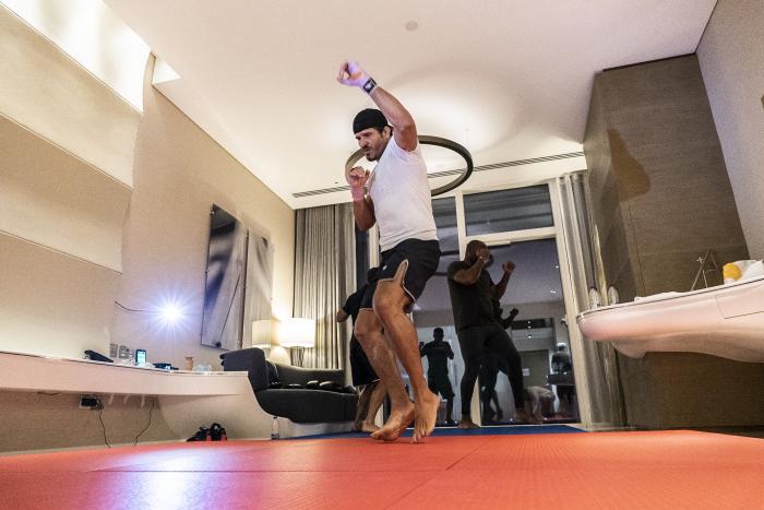 06 - Juan Espino training during UFC 253 Fight Week