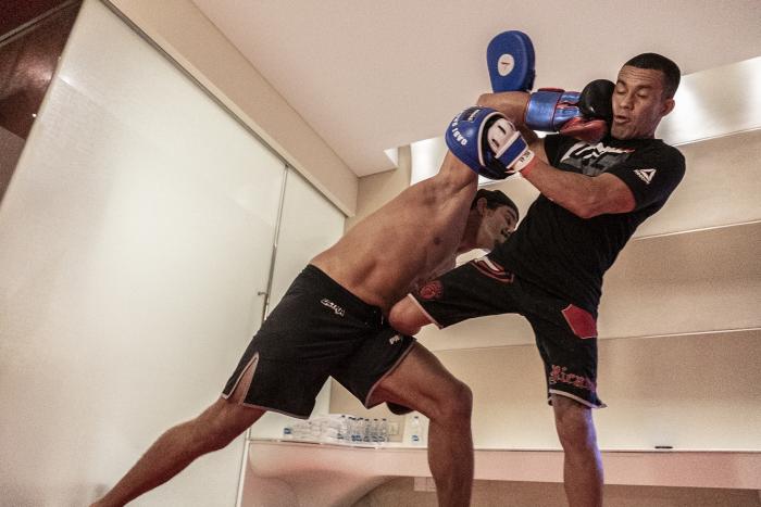 08 - Juan Espino training during UFC 253 Fight Week