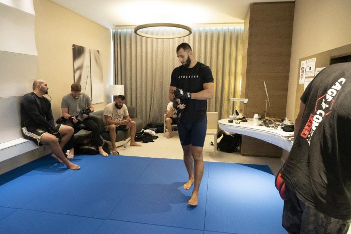 01 - Dominick Reyes workout during UFC 253 Fight Island