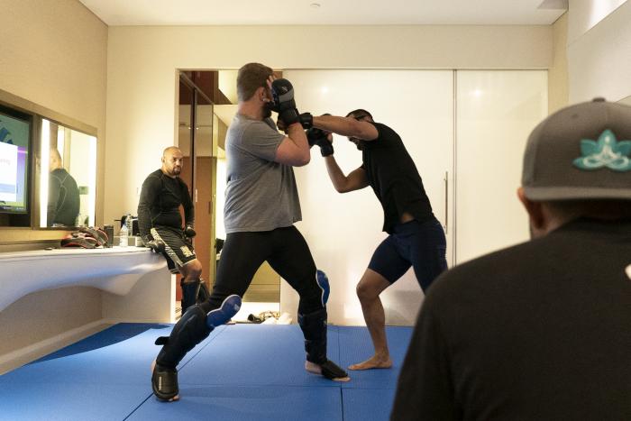 09 - Dominick Reyes workout during UFC 253 Fight Island