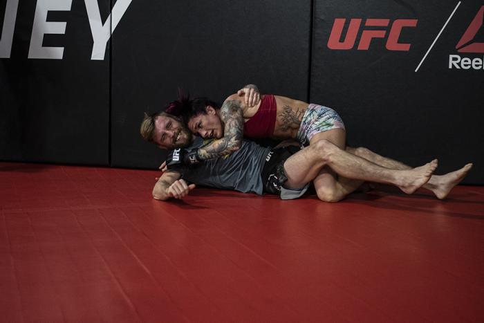 Gina Mazany at the UFC Performance Institute during UFC Vegas 15