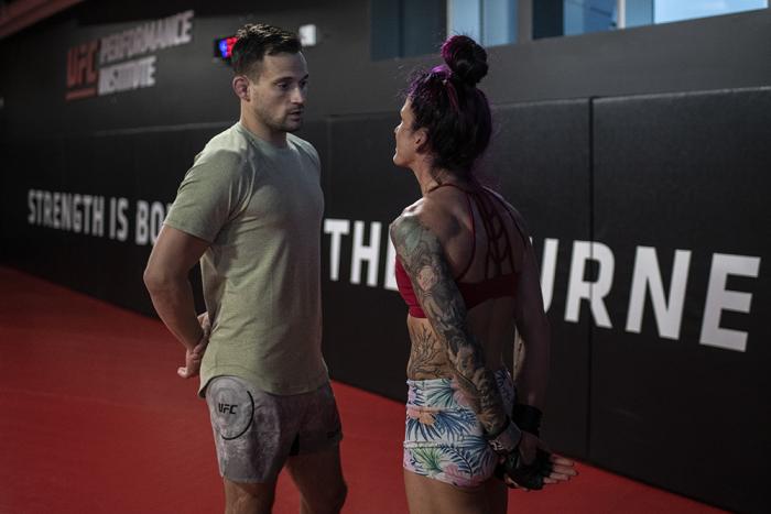 Gina Mazany at the UFC Performance Institute during UFC Vegas 15