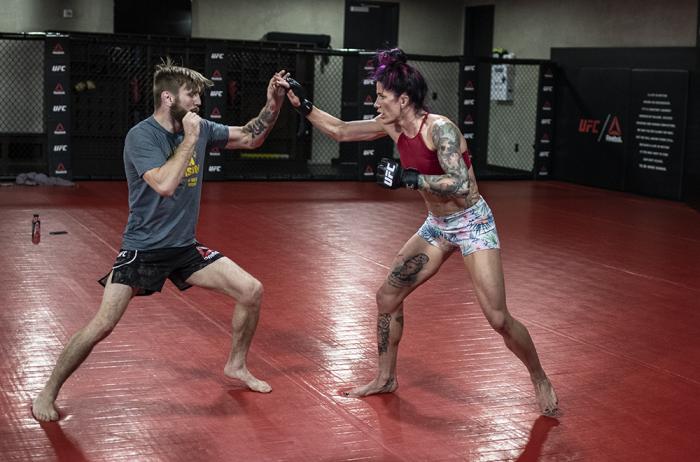 Gina Mazany at the UFC Performance Institute during UFC Vegas 15
