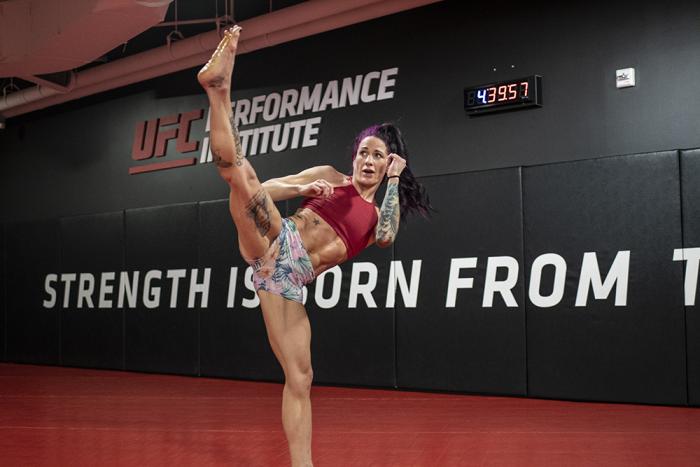 Gina Mazany at the UFC Performance Institute during UFC Vegas 15