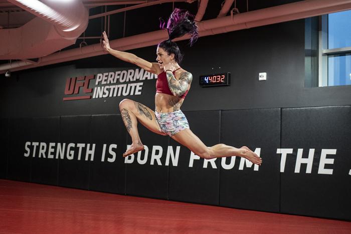 Gina Mazany at the UFC Performance Institute during UFC Vegas 15