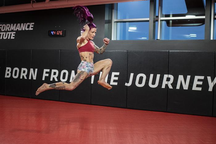 Gina Mazany at the UFC Performance Institute during UFC Vegas 15