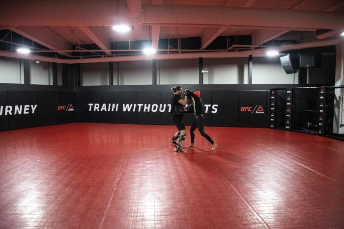 Ashley Yoder training at the UFC Performance Institute - UFC Vegas 14