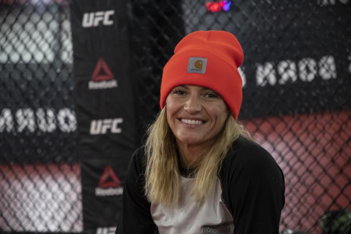 Ashley Yoder training at the UFC Performance Institute - UFC Vegas 14