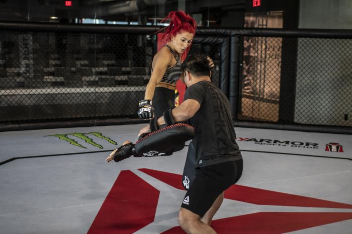 Randa Markos at the UFC Performance Institute - UFC Vegas 14
