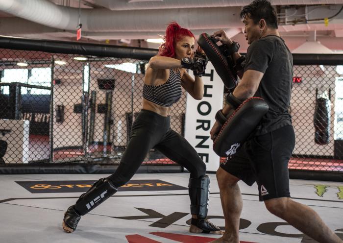 Randa Markos at the UFC Performance Institute - UFC Vegas 14