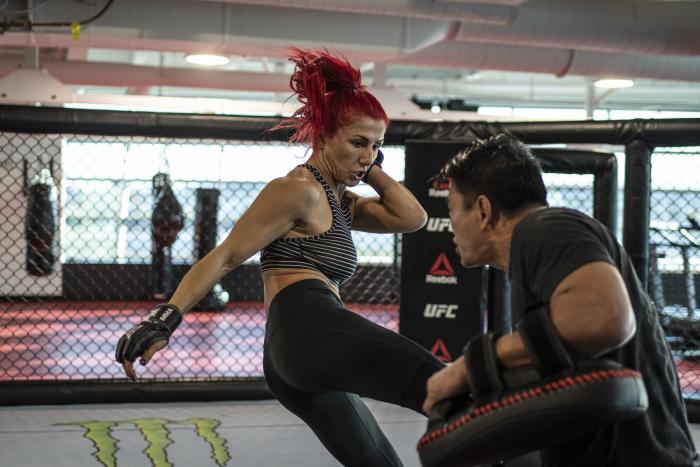 Randa Markos at the UFC Performance Institute - UFC Vegas 14