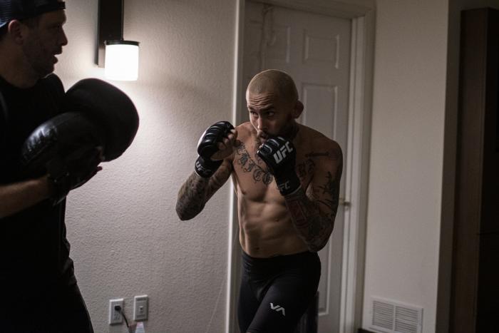 Marlon "Chito" Vera training during UFC Vegas 17