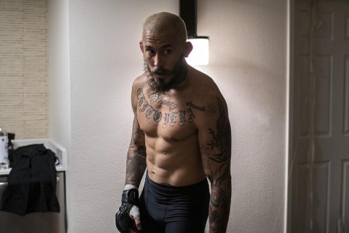 Marlon "Chito" Vera training during UFC Vegas 17