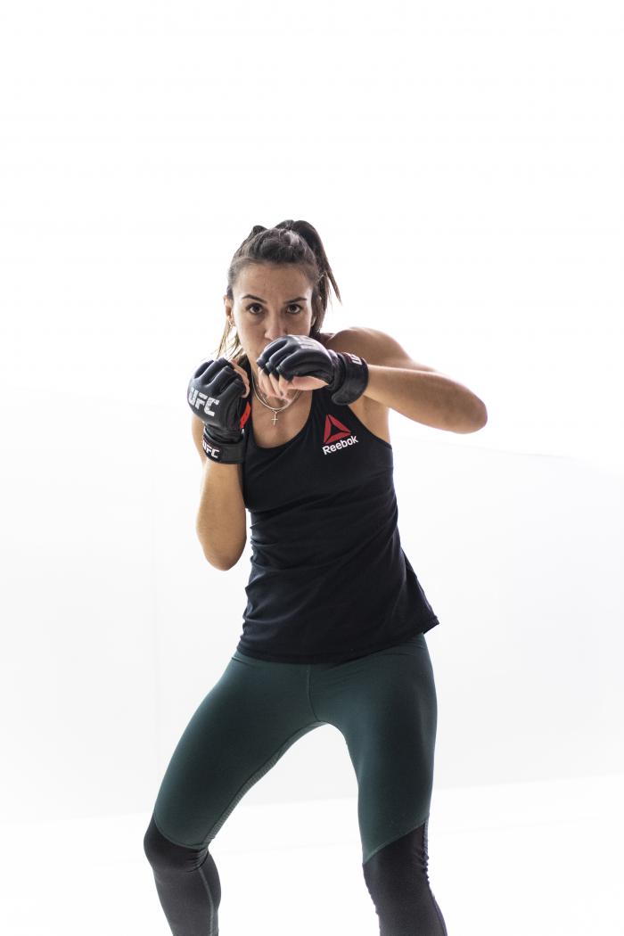 Amanda Ribas during UFC 257 fight week
