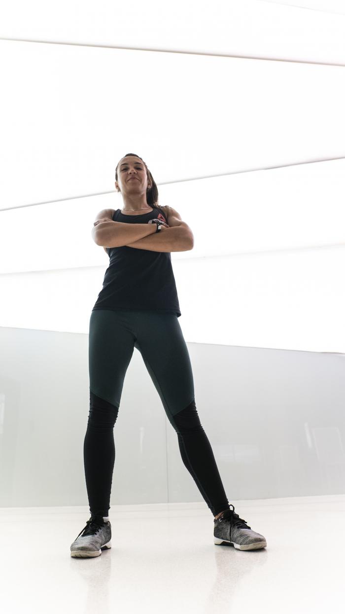 Amanda Ribas during UFC 257 fight week