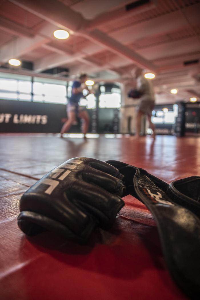 Molly McCann training during UFC Vegas 18 fight week