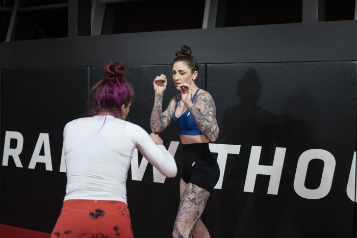 Megan Anderson training for UFC 259