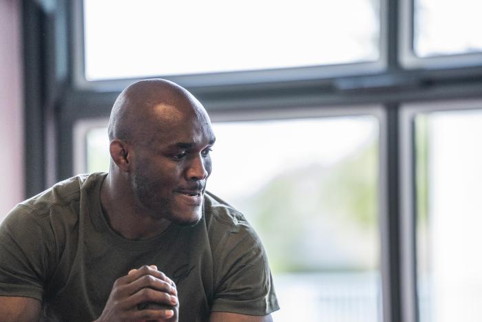 Francis Ngannou training with Kamaru Usman for UFC 260