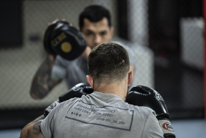 Marcelo Rojo training for his debut at UFC Vegas 21