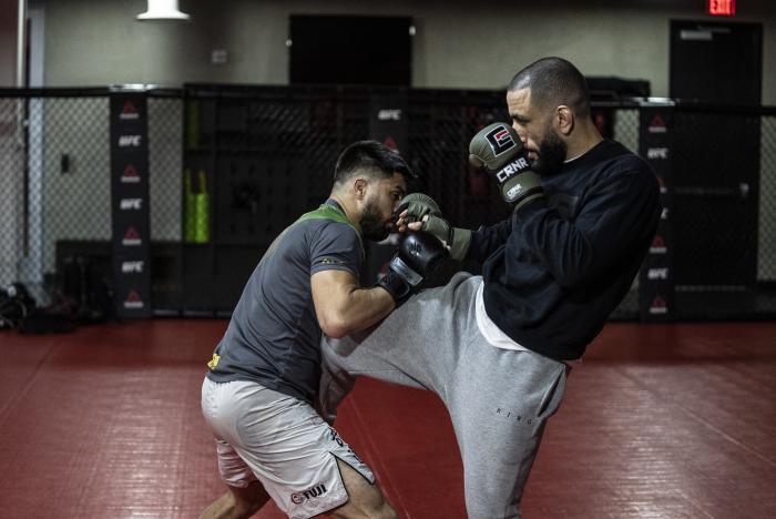 Belal Muhammad training for UFC Vegas 21