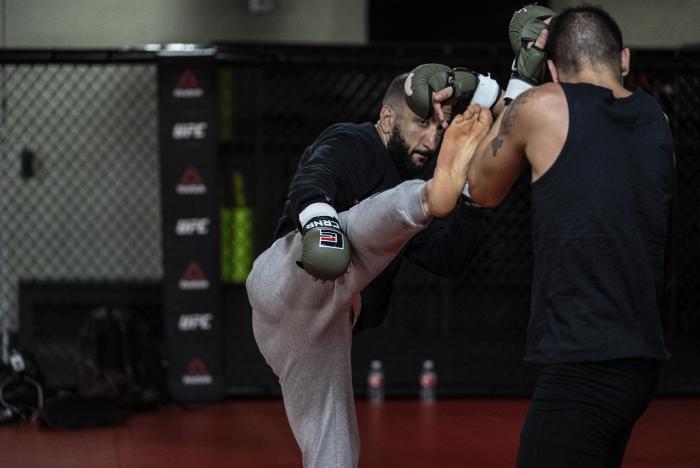 Belal Muhammad training for UFC Vegas 21