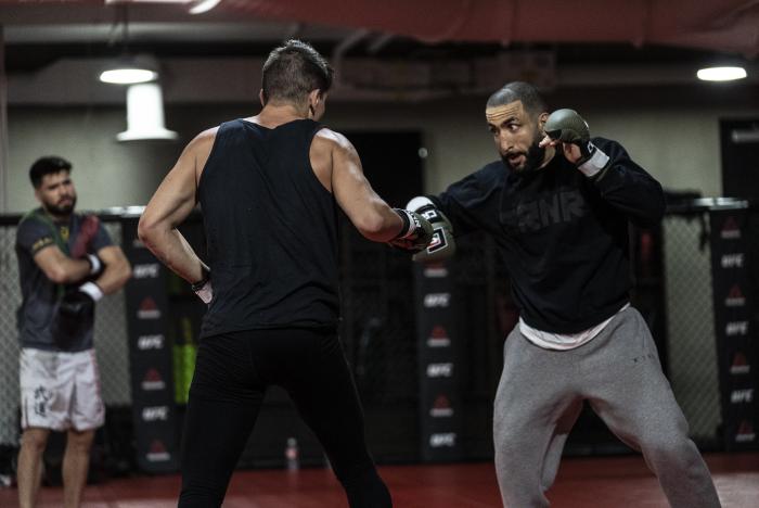 Belal Muhammad training for UFC Vegas 21