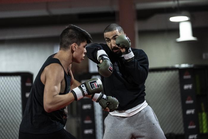 Belal Muhammad training for UFC Vegas 21