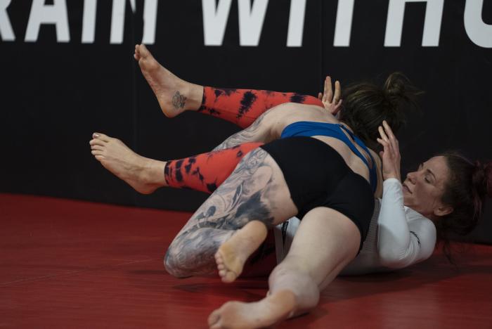 Megan Anderson training for UFC 259