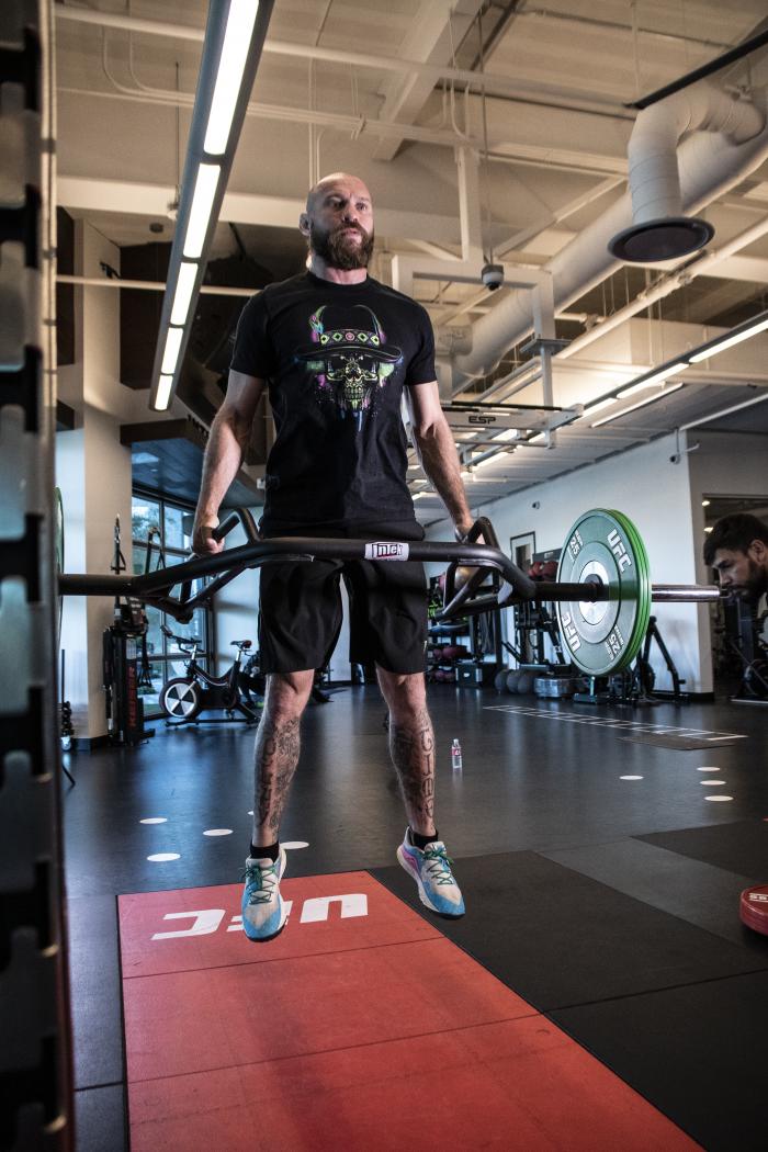 Donald "Cowboy" Cerrone training at the UFC Performance Institute for UFC Vegas 26
