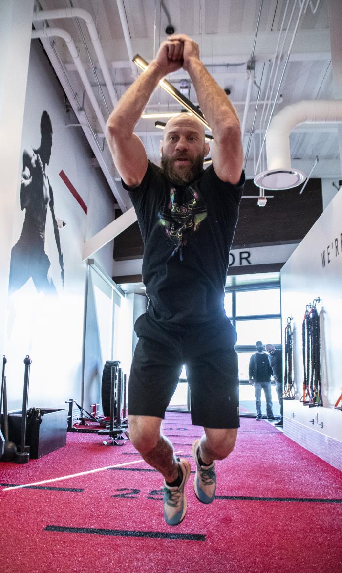 Donald "Cowboy" Cerrone training at the UFC Performance Institute for UFC Vegas 26