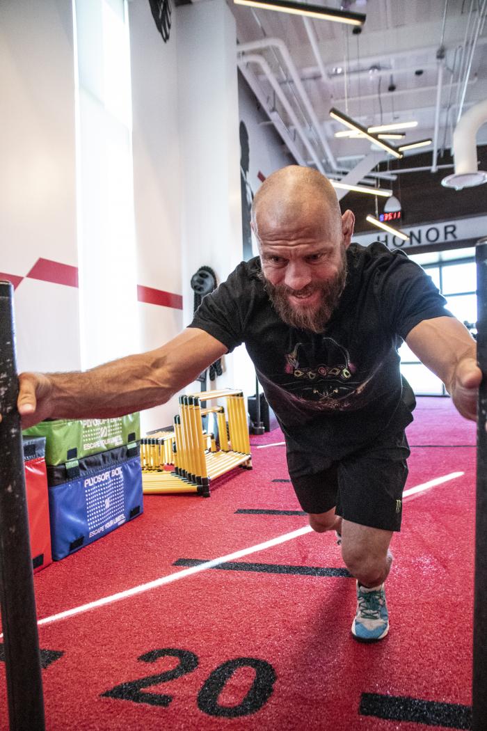 Donald "Cowboy" Cerrone training at the UFC Performance Institute for UFC Vegas 26