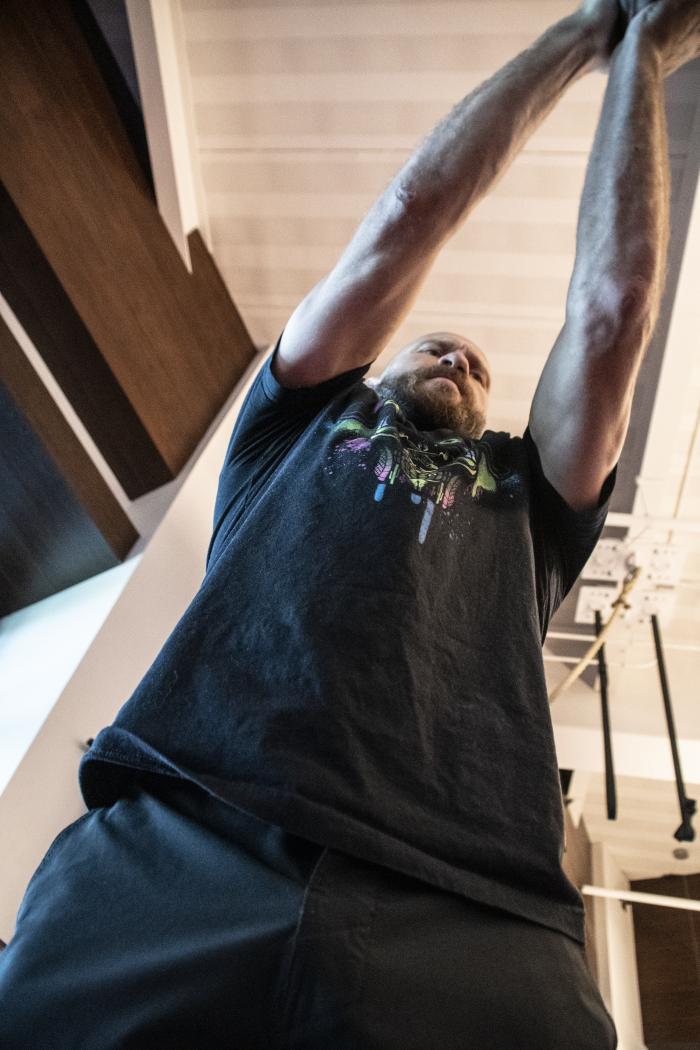 Donald "Cowboy" Cerrone training at the UFC Performance Institute for UFC Vegas 26